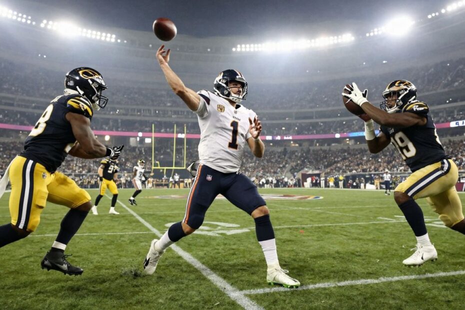 NFL players in action during a game.