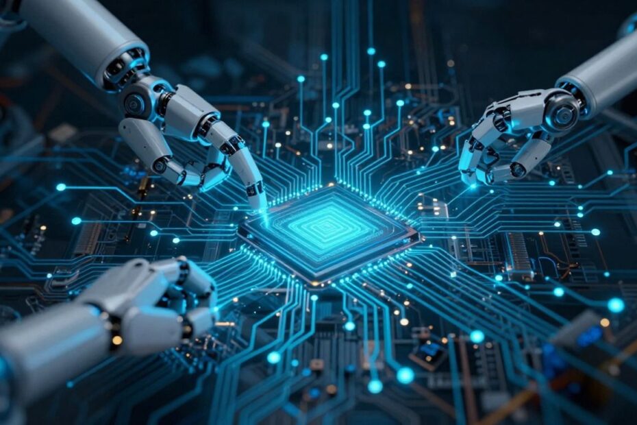 LLM agents automating complex tasks with digital circuits.